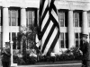 1929 B_ROTC cadets lowering flag on front lawn.jpg